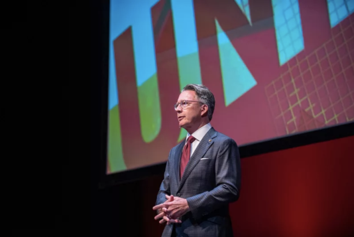 President Tim Sands spotlights Virginia Tech's goals and growth