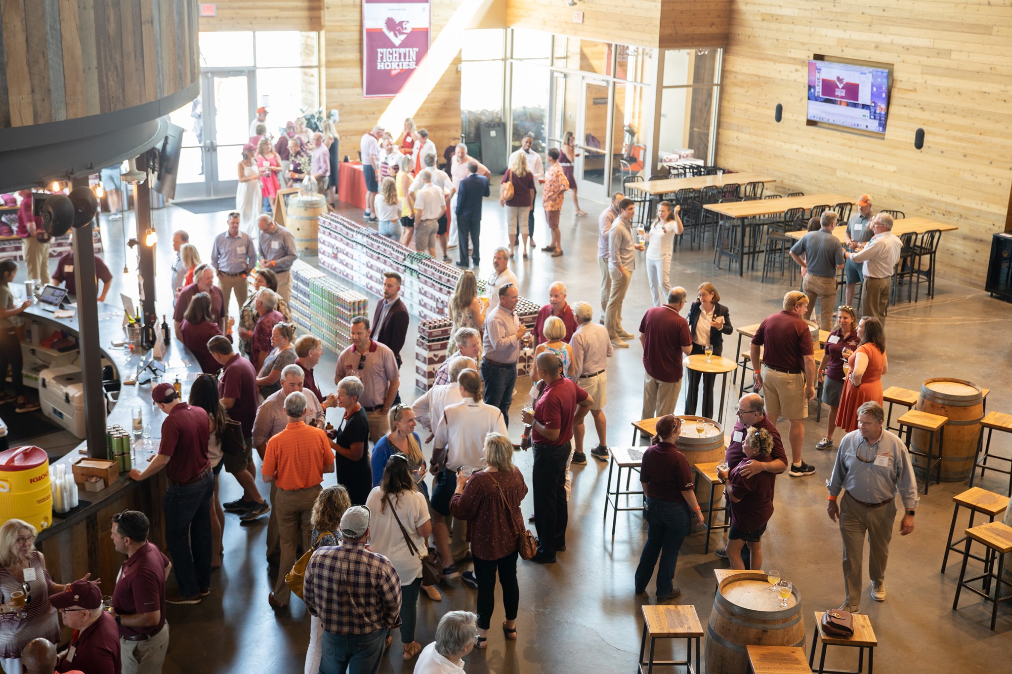 Hokies at Hardywood Welcome to the City Event